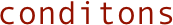  conditons